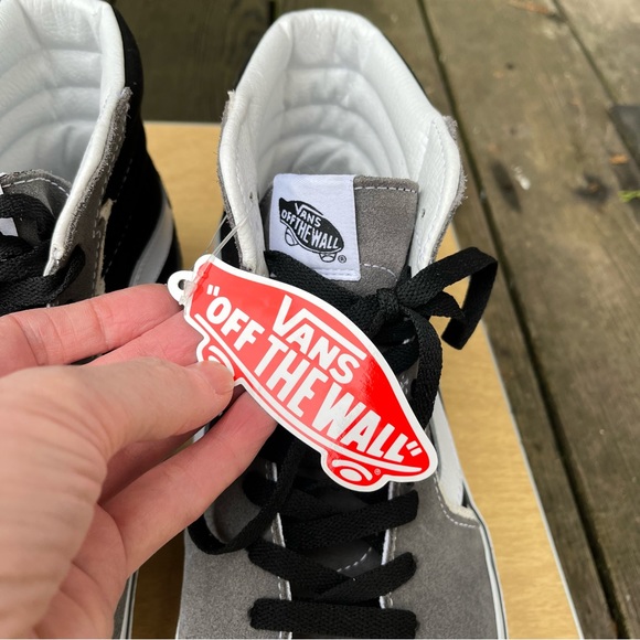 Vans SK8 Hi ‘Bolt Pewter Gray Sneakers 721454 NWT Men’s Sz 10.5 Wm’s Sz 12 - Picture 6 of 14